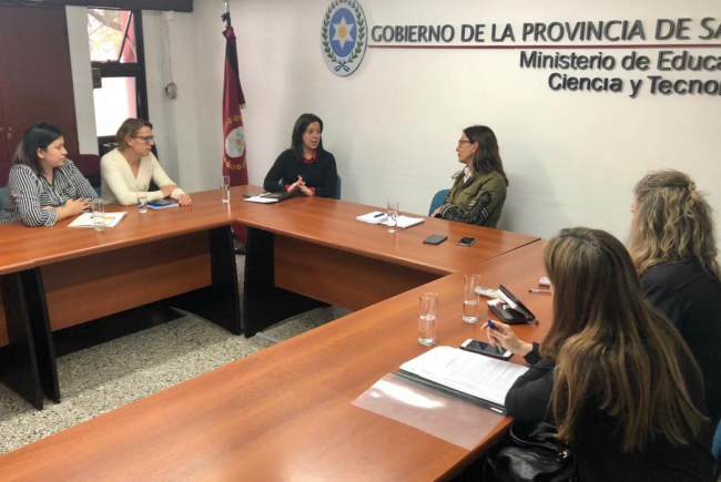 Reunión con la ministra Berruezo