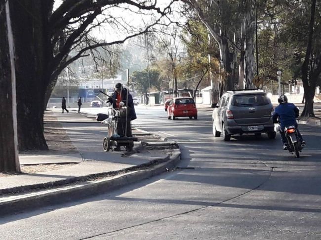 Servicio de limpieza en el centro de la ciudad