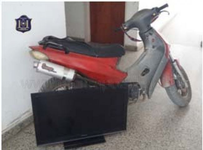 Parte del botín recuperado