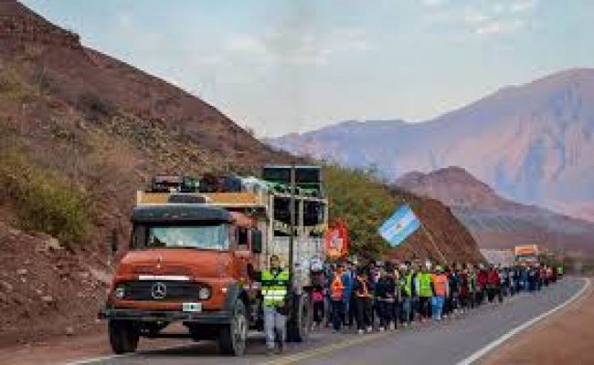 Una de las tantas peregrinaciones