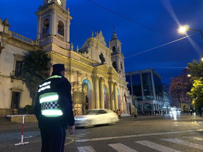 Operativo de tránsito