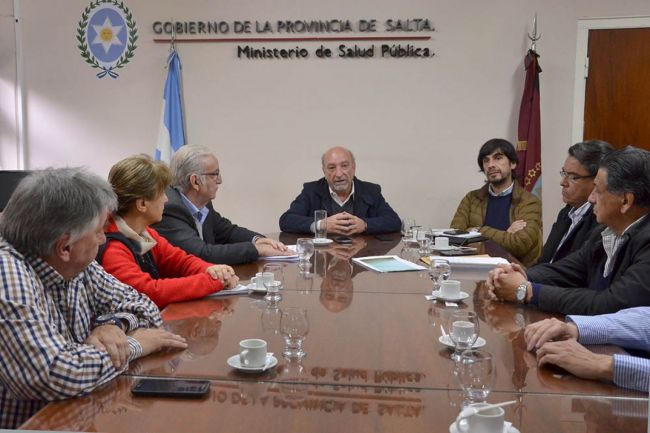 Reunión con el ministro de salud