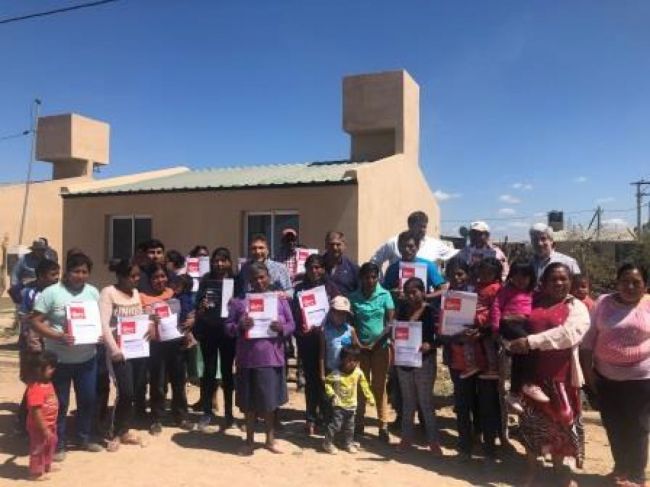 Entrega de viviendas