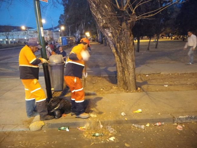 Operativo limpieza tras el Milagro